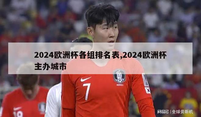 2024欧洲杯各组排名表,2024欧洲杯主办城市